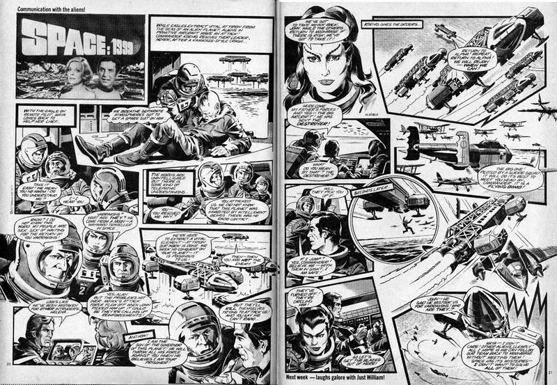 Illustration for article titled The comics orbiting Moonbase Alpha